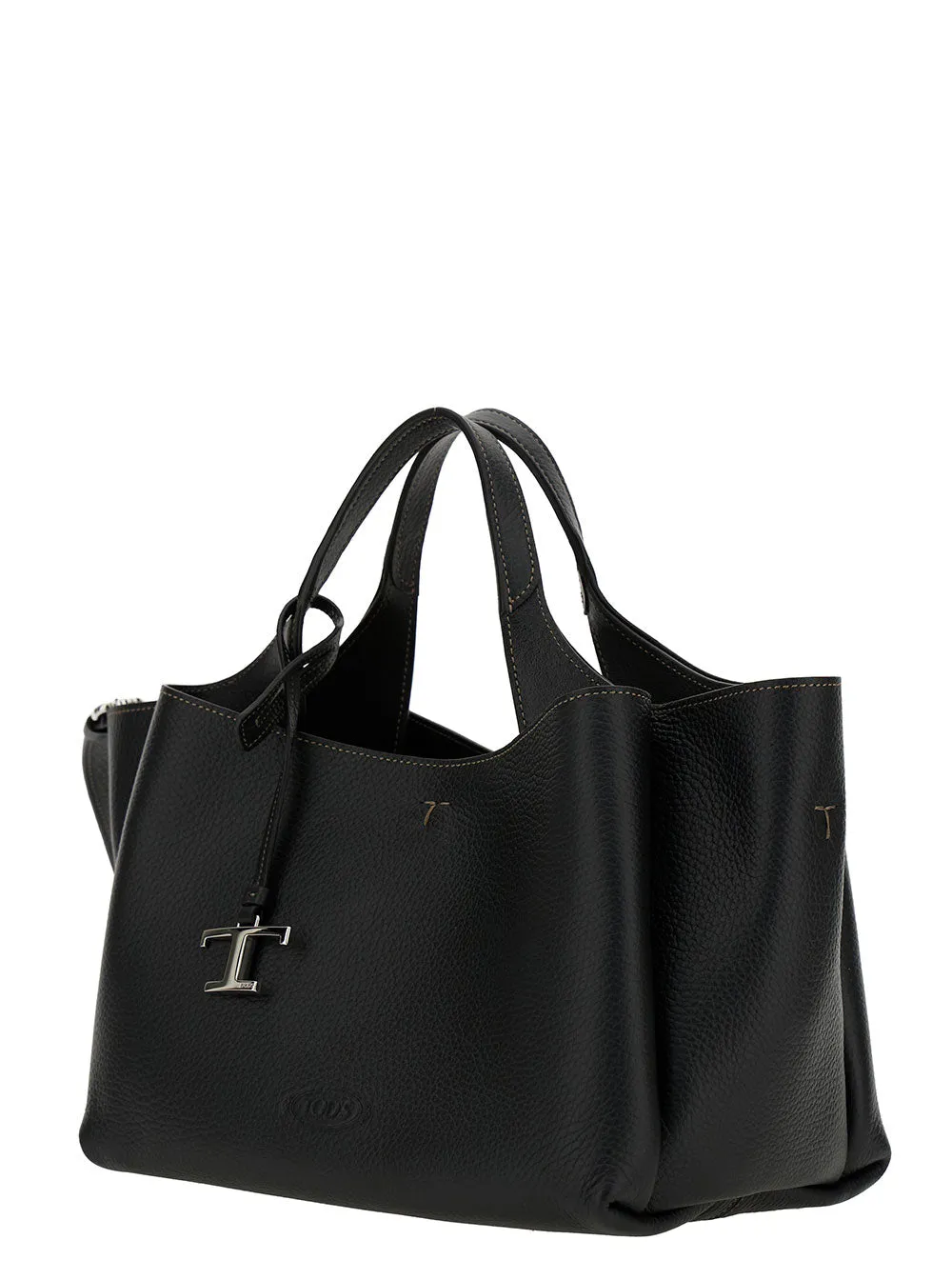 Handbag T Timeless Black Calfskin sold by Zulily product image thumbnail 2