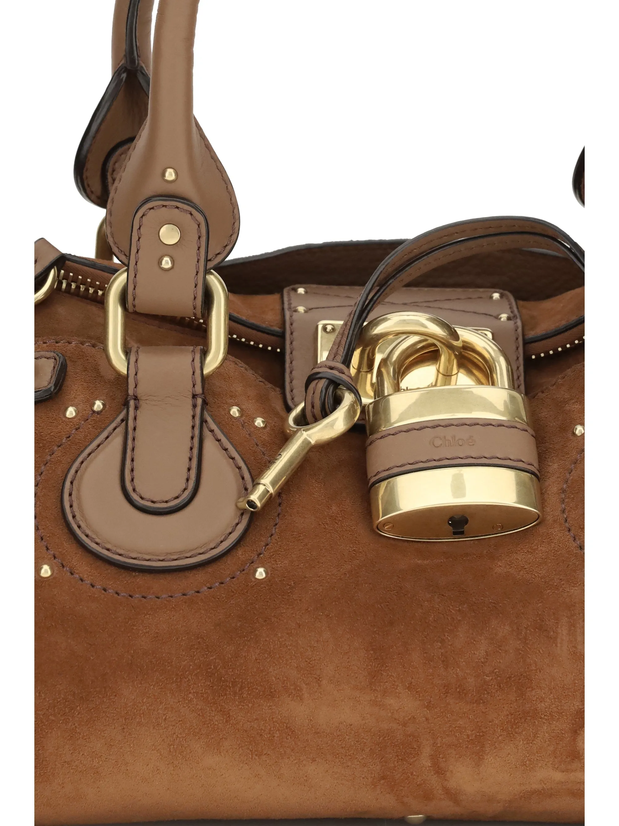 Handbag Paddington Suede Vintage Brown sold by Zulily product image thumbnail 4