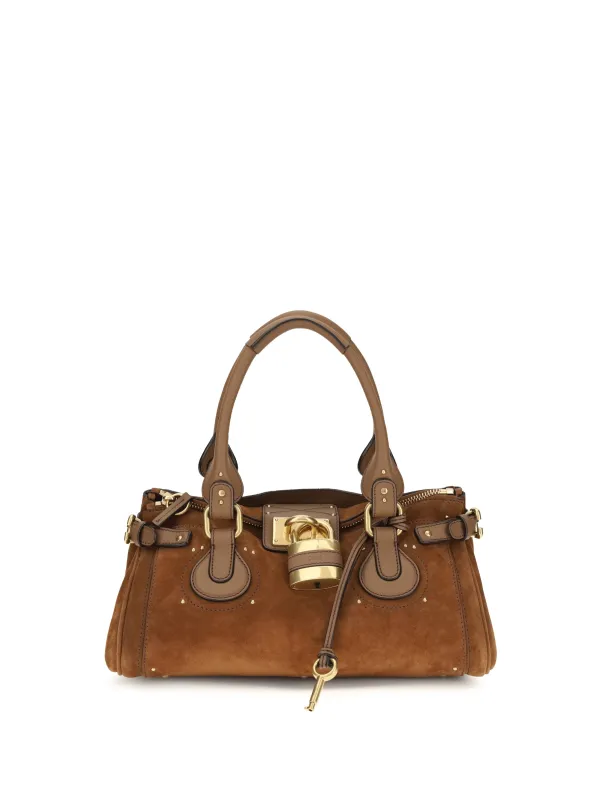 Handbag Paddington Suede Vintage Brown made by Chloe