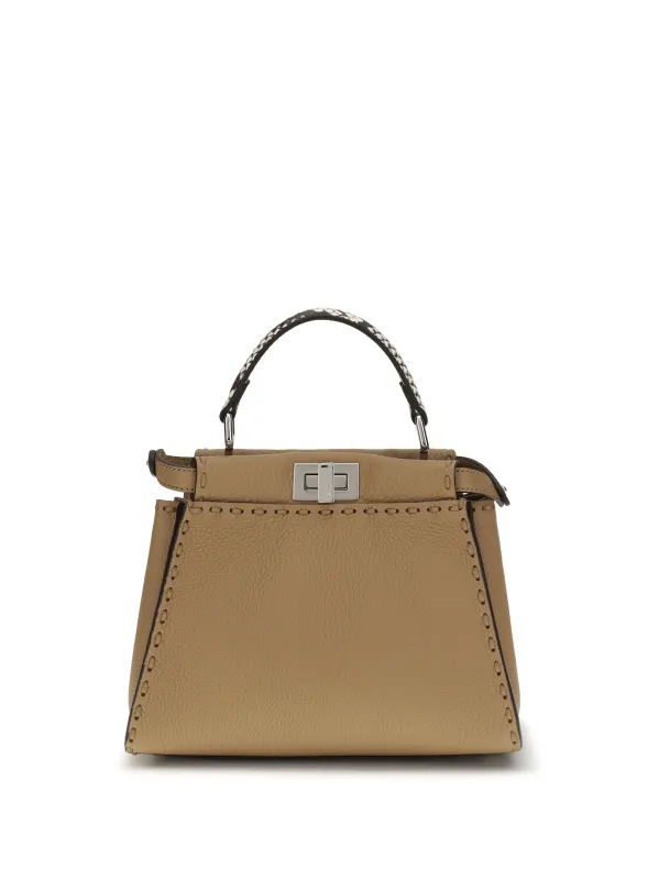 Handbag Peekaboo Mini Cappuccino/Roccia made by Fendi