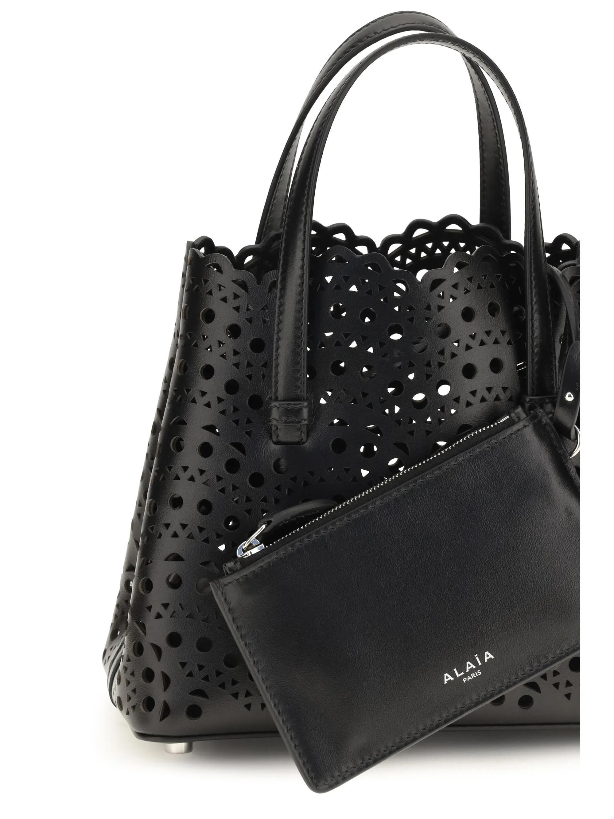 Handbag Mina Black Calf Leather sold by Zulily product image thumbnail 4