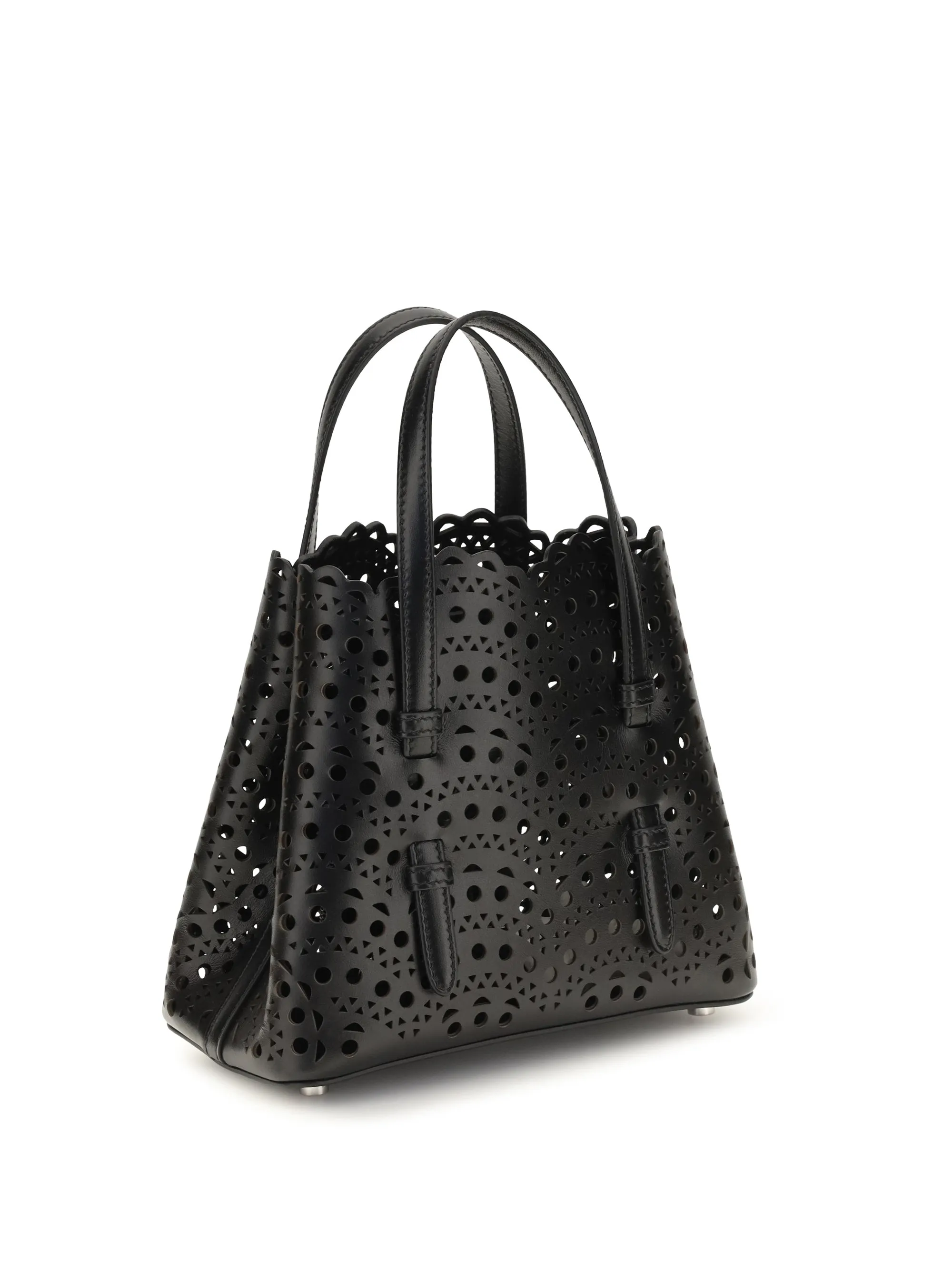 Handbag Mina Black Calf Leather sold by Zulily product image thumbnail 3