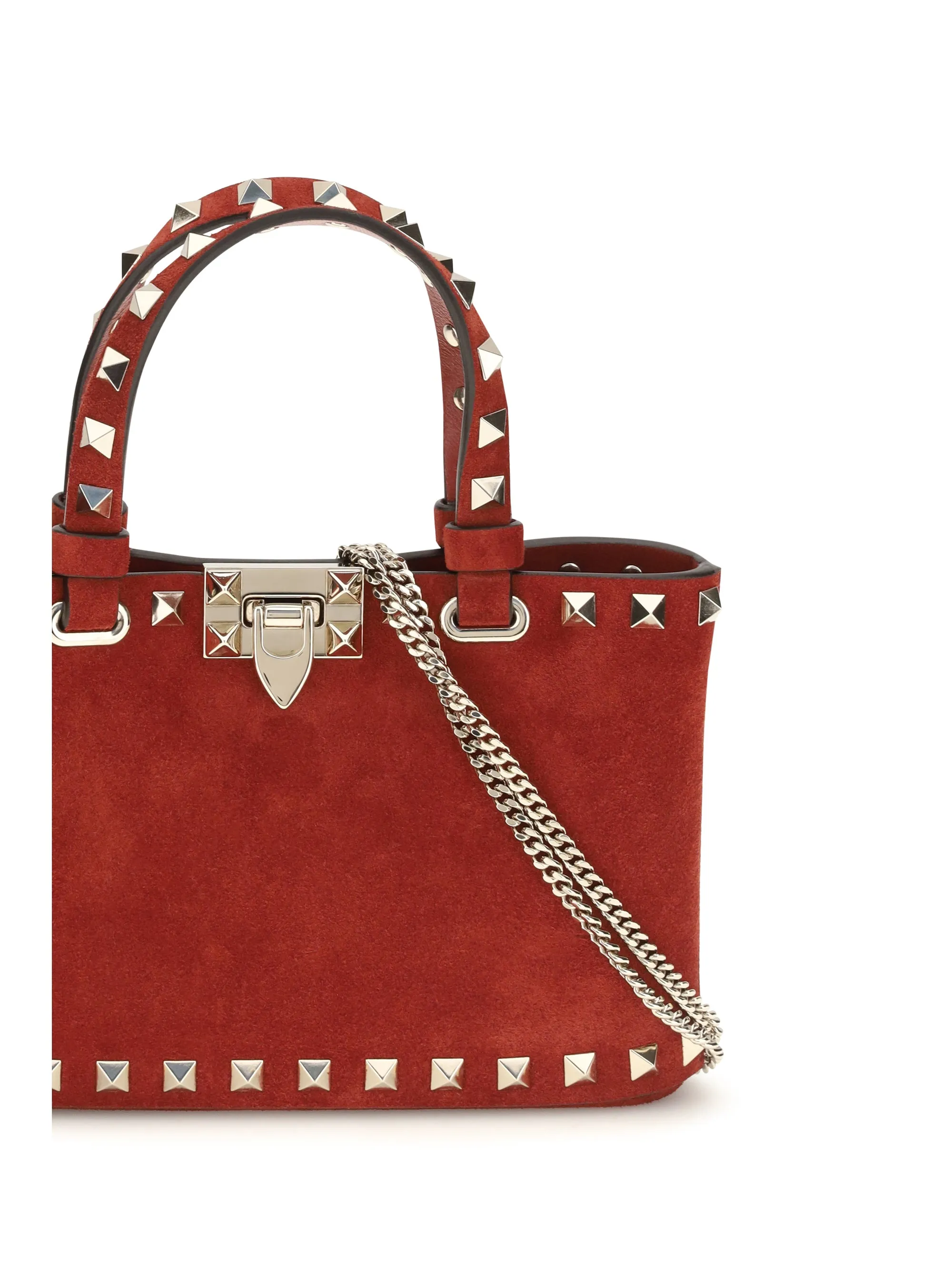 Handbag Rockstud Mini Suede Russet Red sold by Zulily product image thumbnail 2