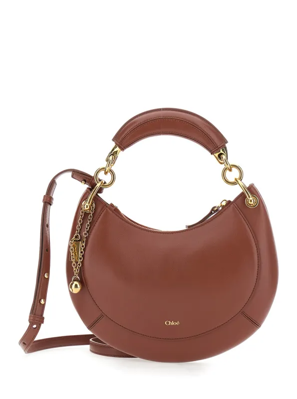 Handbag Banana Brown Leather made by Chloe