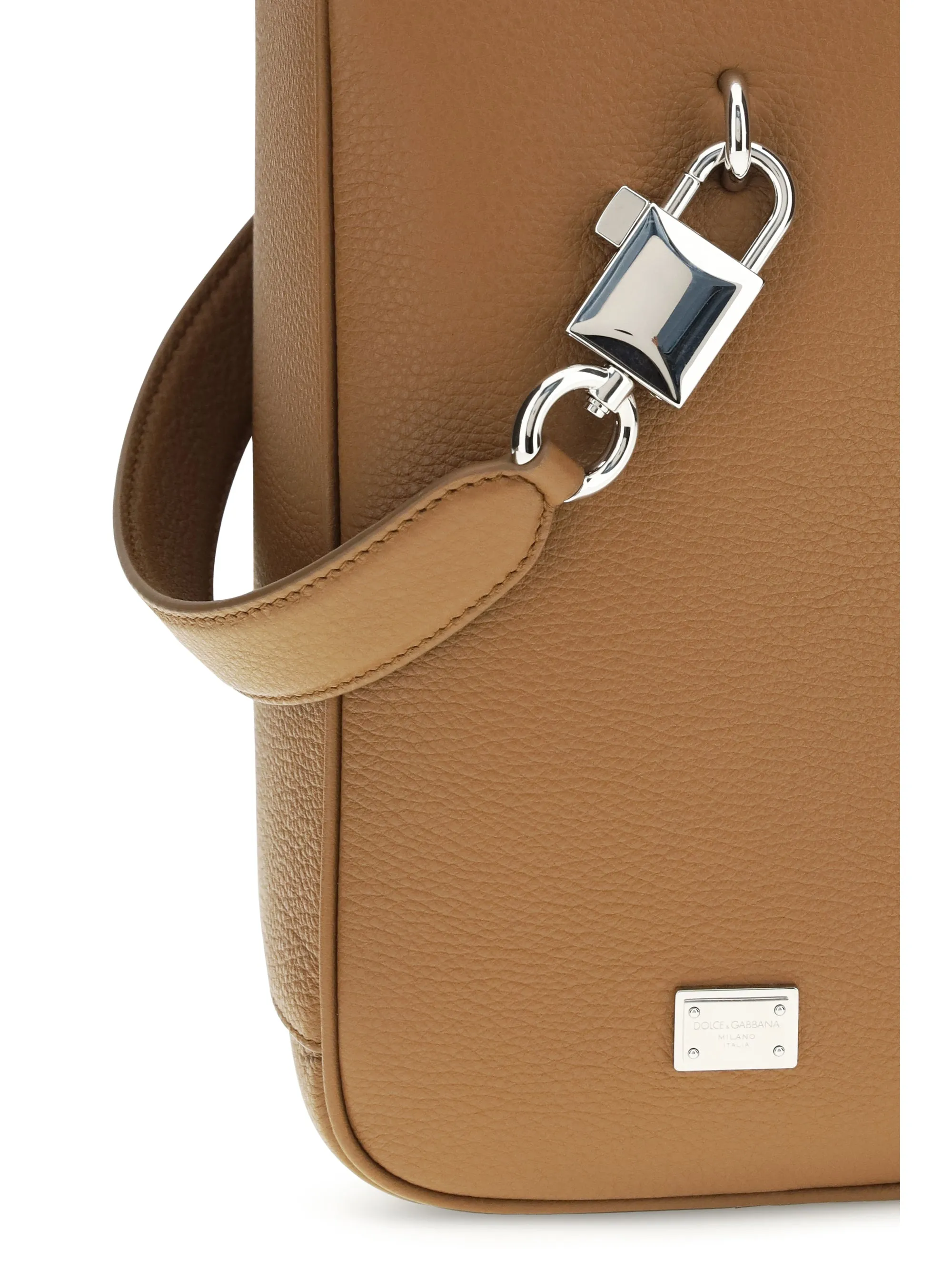 Handbag Lock Caramel Leather sold by Zulily product image thumbnail 3