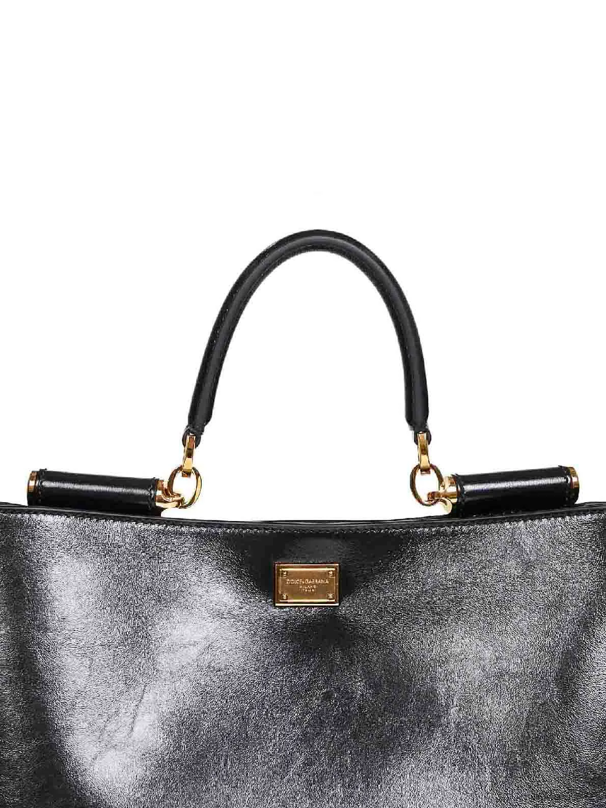 Handbag in Black Calf Leather sold by Zulily product image thumbnail 4