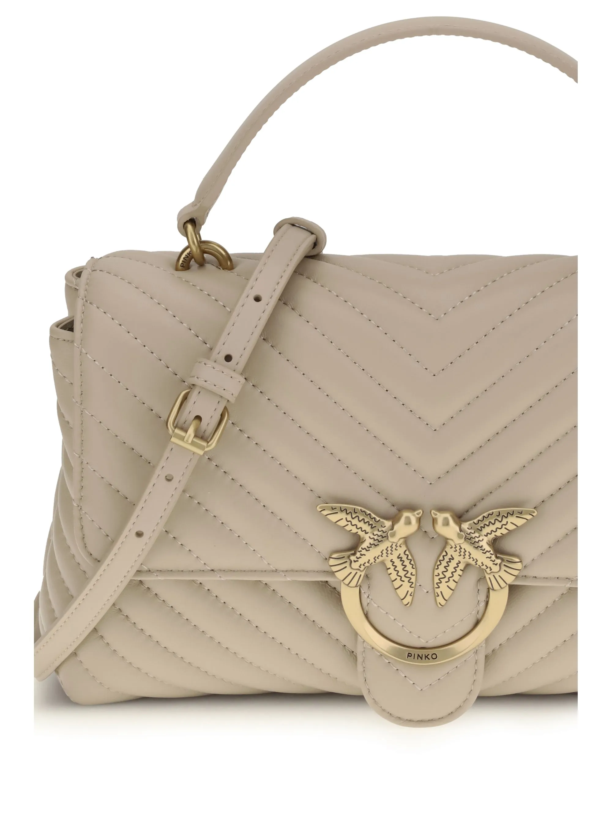 Handbag Love Lady Calfskin Beige/Grey sold by Zulily product image thumbnail 4