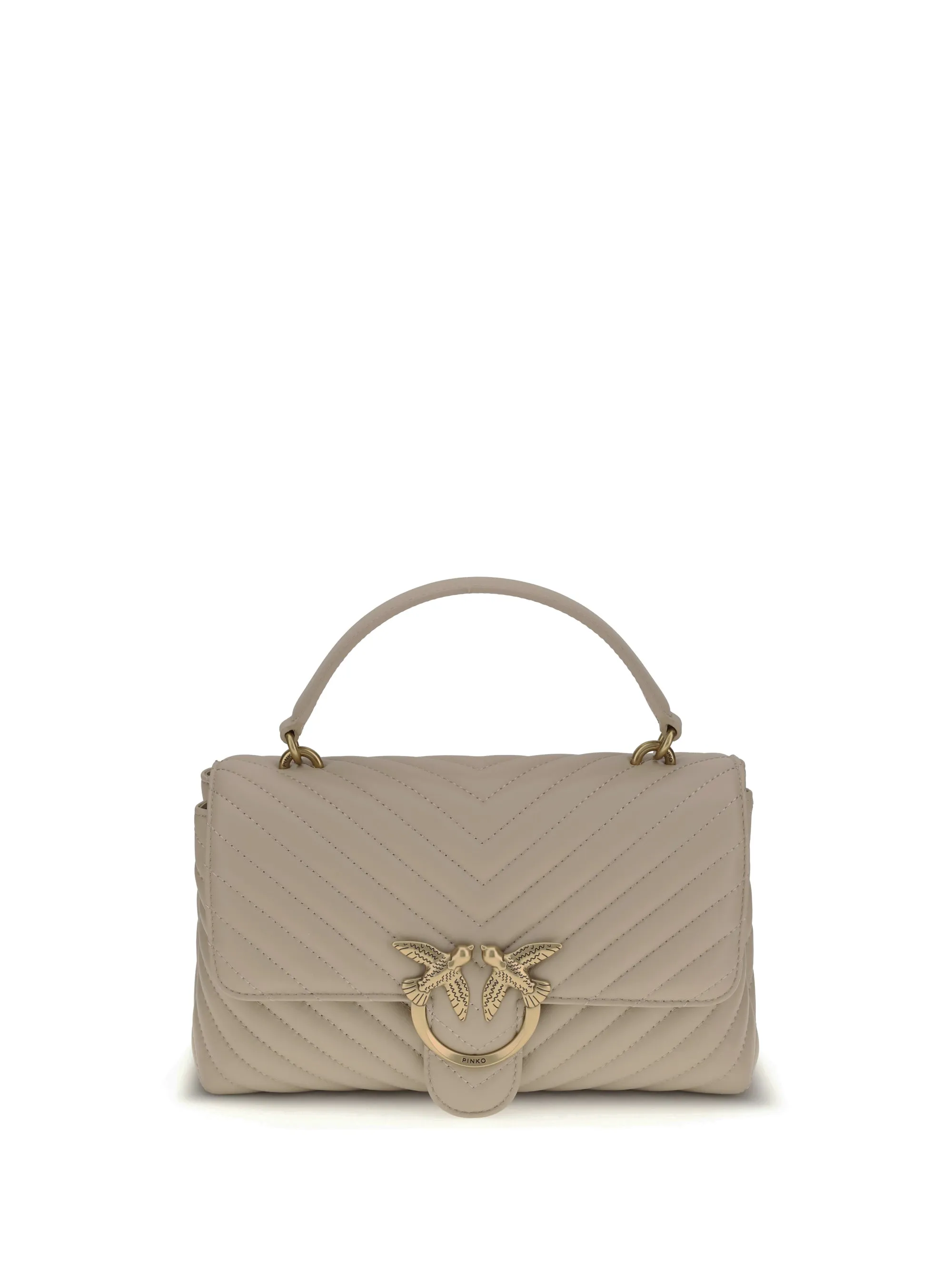 Handbag Love Lady Calfskin Beige/Grey sold by Zulily