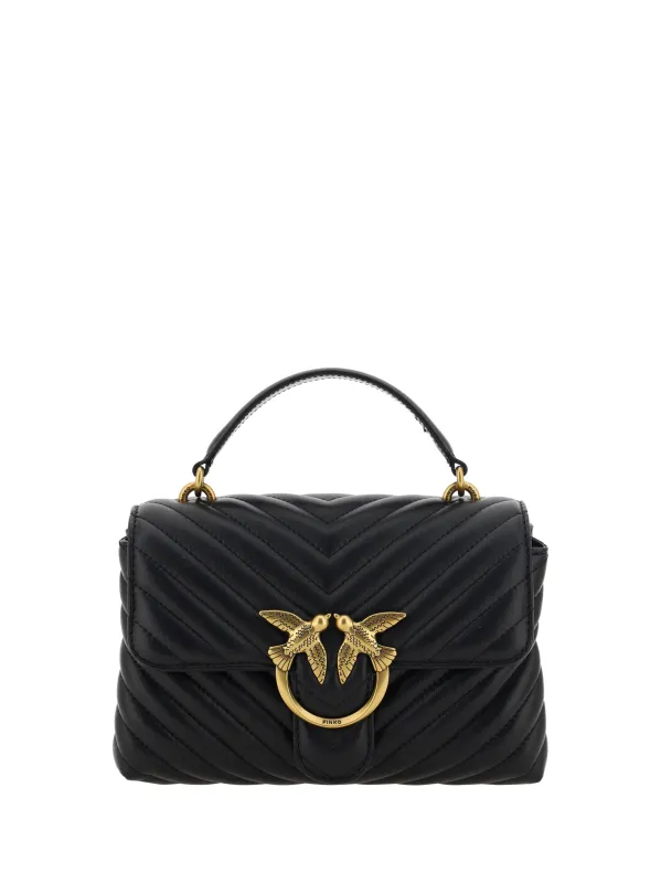 Handbag Love Lady Mini Black/Antique Gold made by Pinko