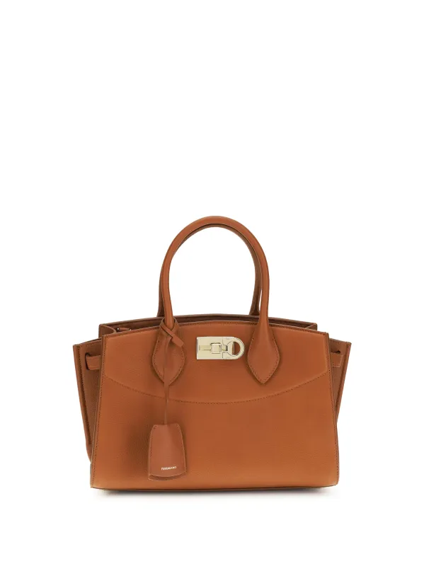 Shoulder Bag Studio Cognac made by Salvatore Ferragamo