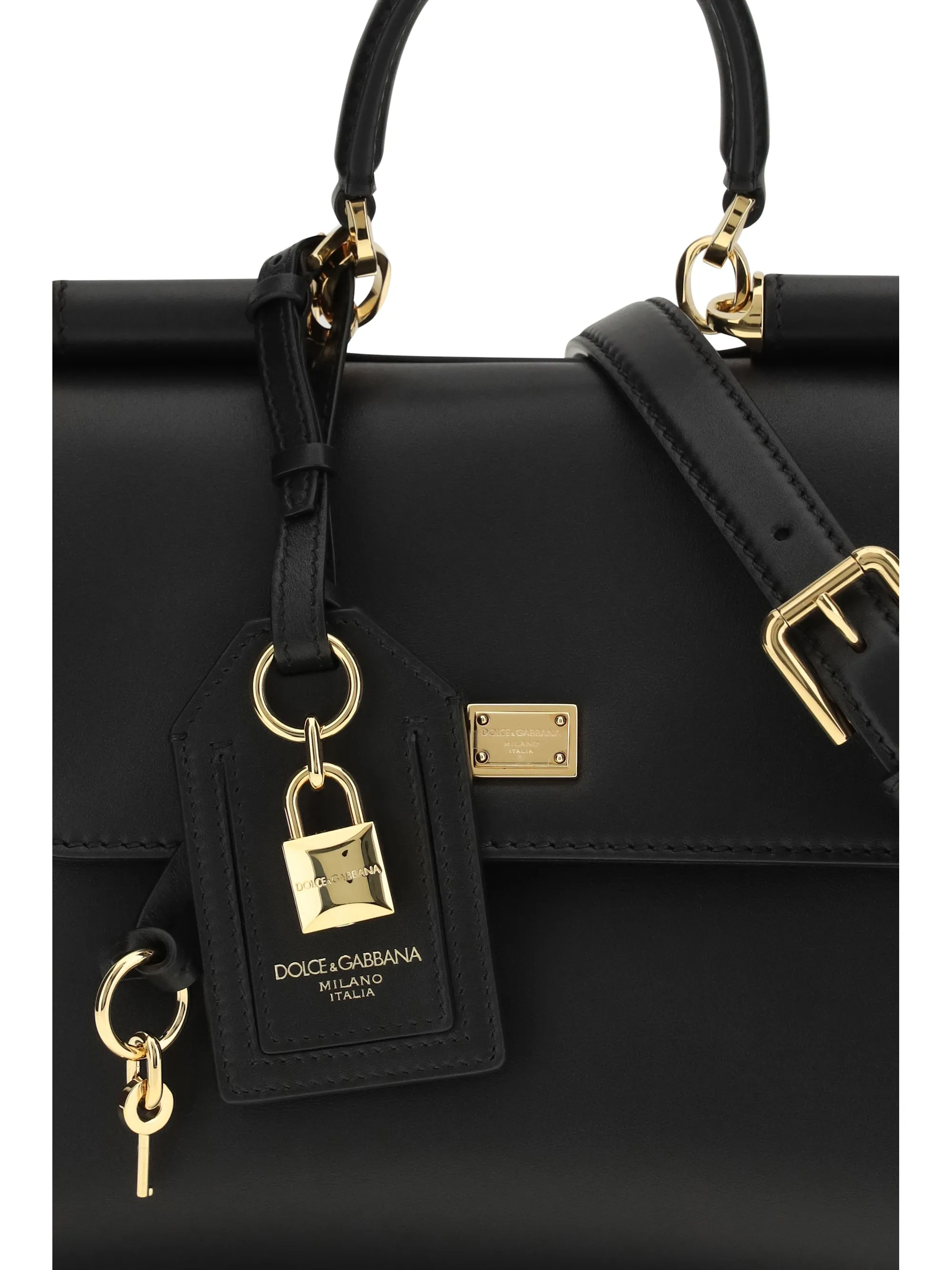 Shoulder Bag My Sicily Black Leather sold by Zulily product image thumbnail 4