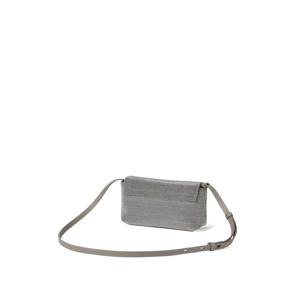 Crossbody Bag Calf Leather Neutrals sold by Zulily product image thumbnail 3