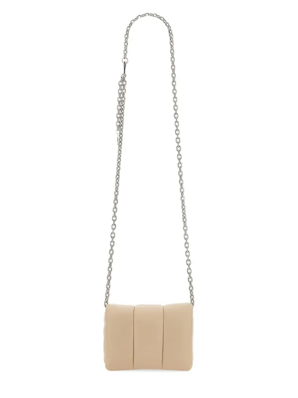 Adjustable Shoulder Bag in Ivory made by Stand Studio