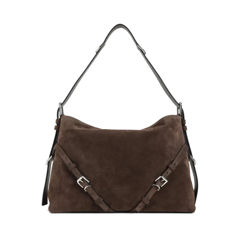 Shoulder Bag Calf Leather Brown made by Givenchy