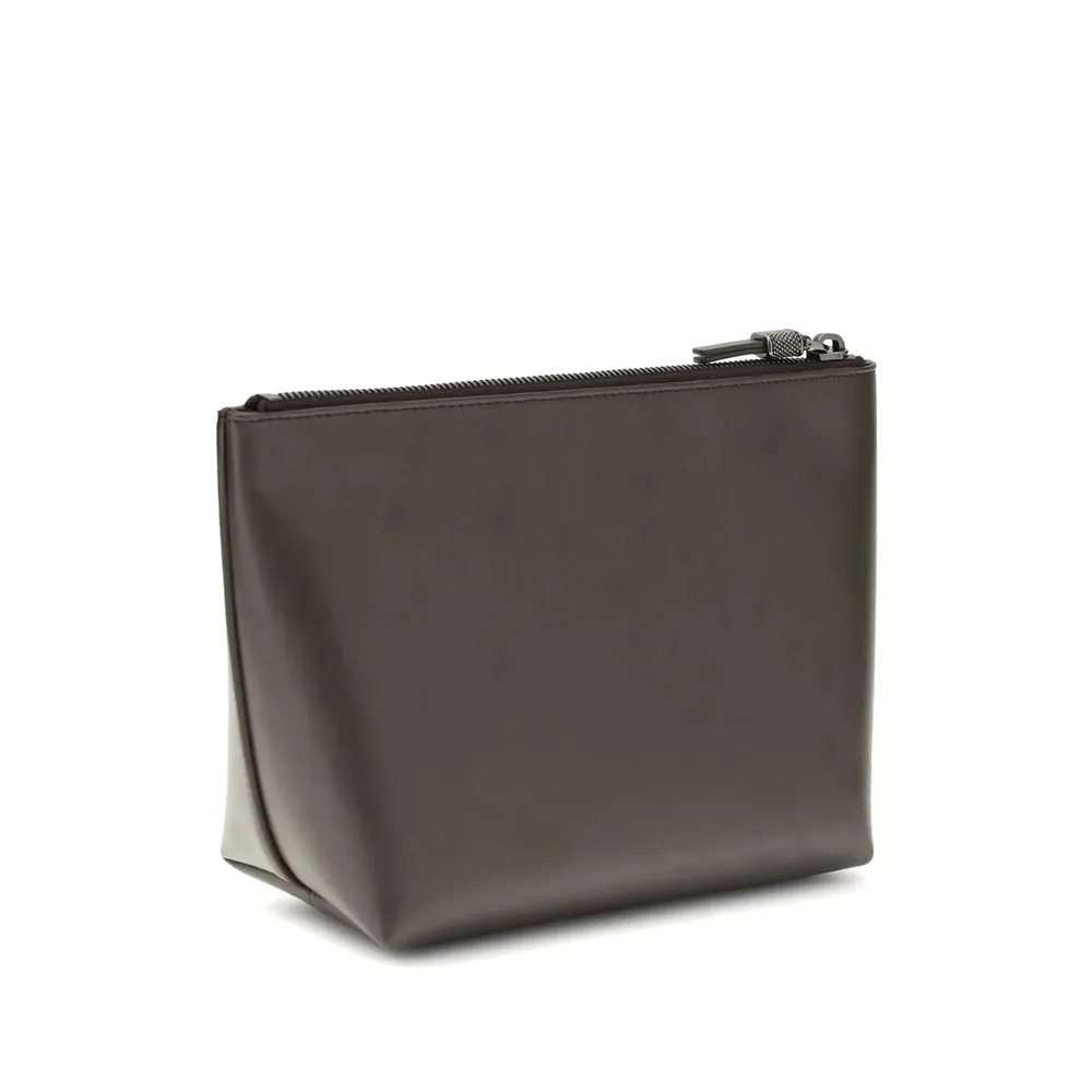 Clutch Bag Brown Calf Leather sold by Zulily product image thumbnail 3