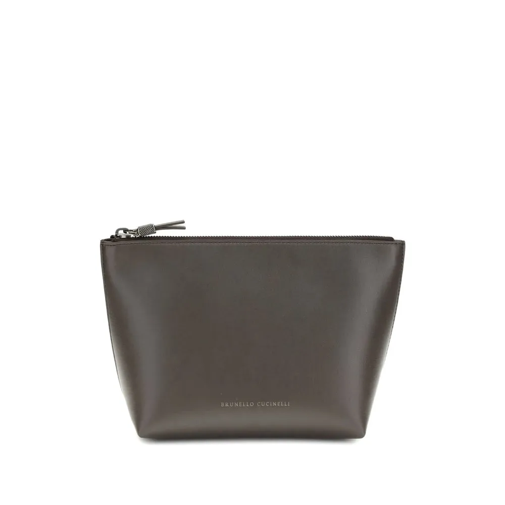 Clutch Bag Brown Calf Leather sold by Zulily product image thumbnail 2