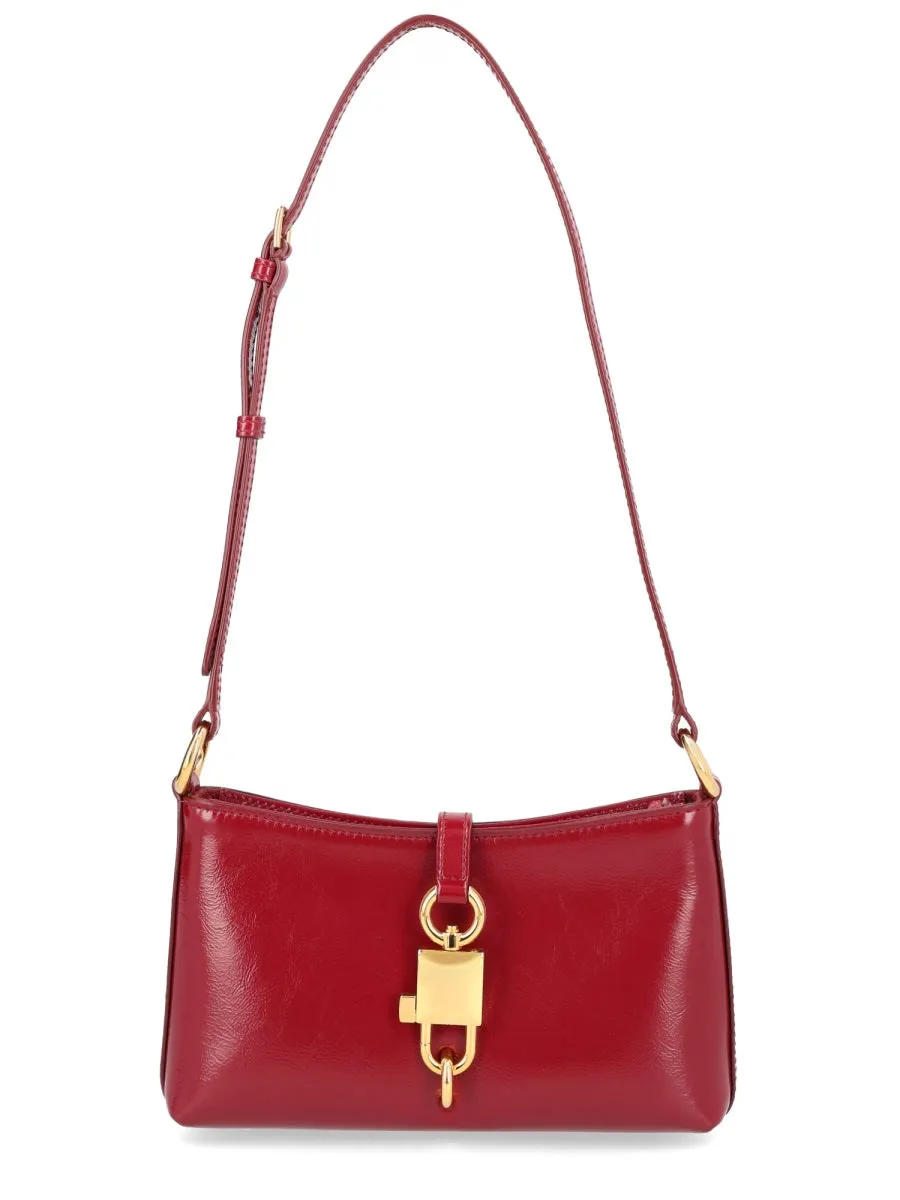 Lock Leather Shoulder Bag sold by Zulily