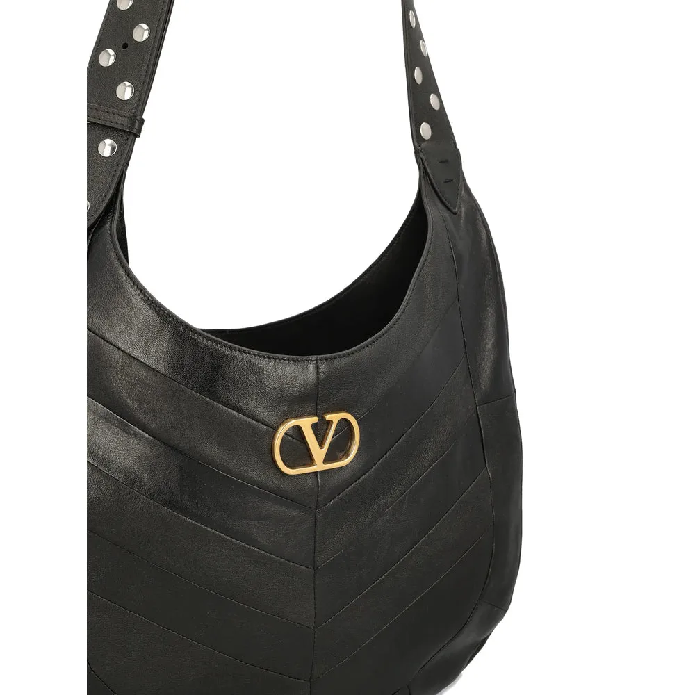 Shoulder Bag Black Nappa Leather sold by Zulily product image thumbnail 3