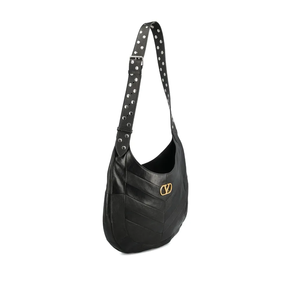 Shoulder Bag Black Nappa Leather sold by Zulily product image thumbnail 2
