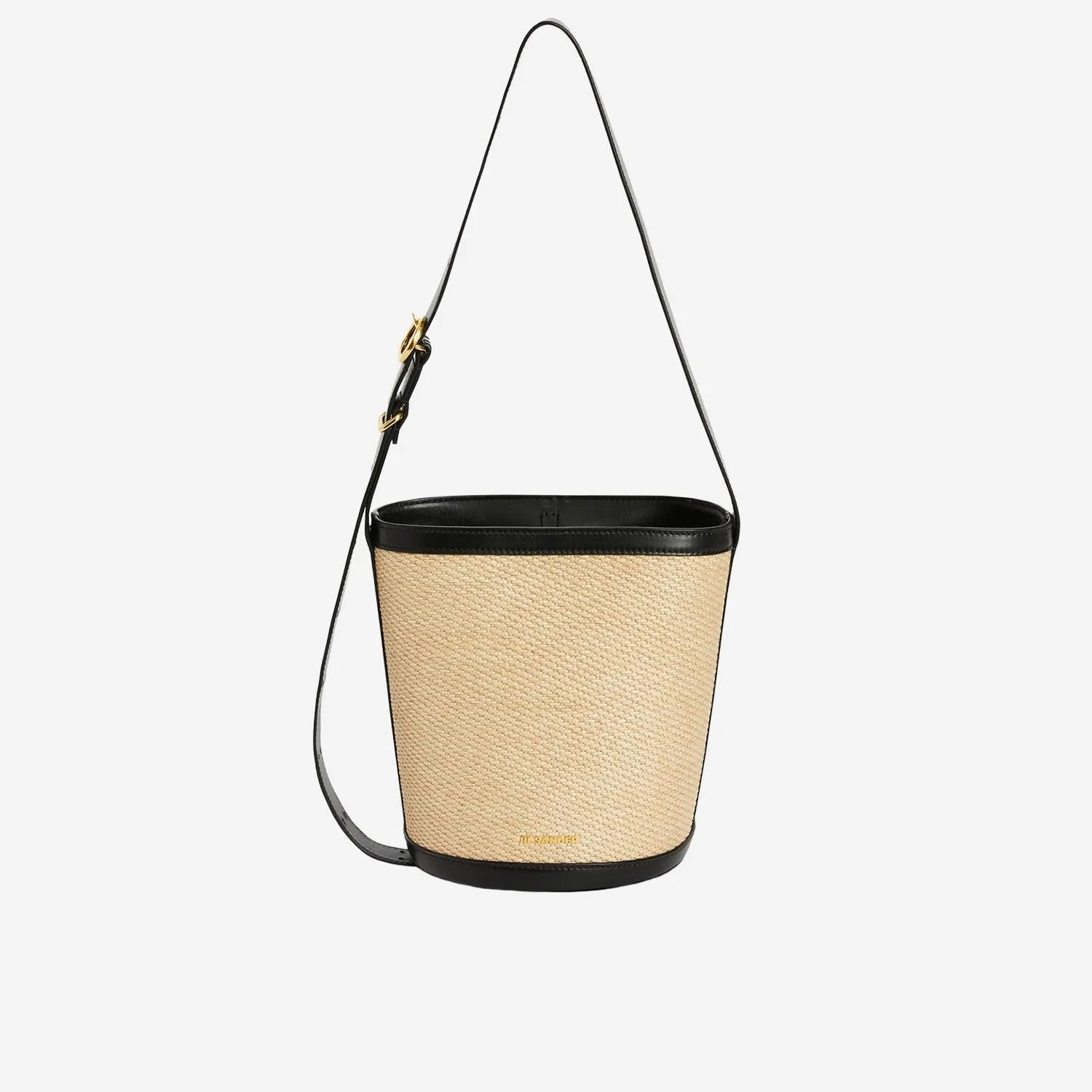 Canno Bucket Bag in Leather and Rafia sold by Zulily