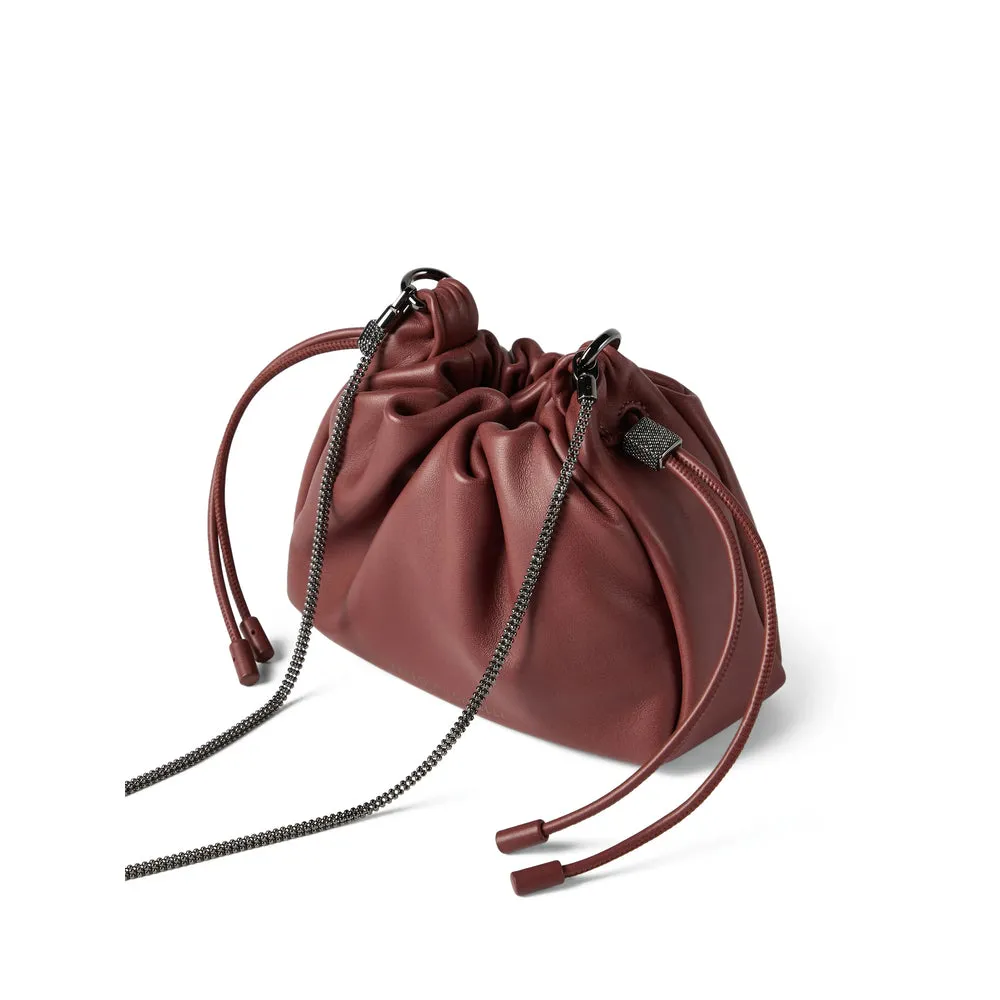 Bucket Bag Red Calf Leather sold by Zulily product image thumbnail 4