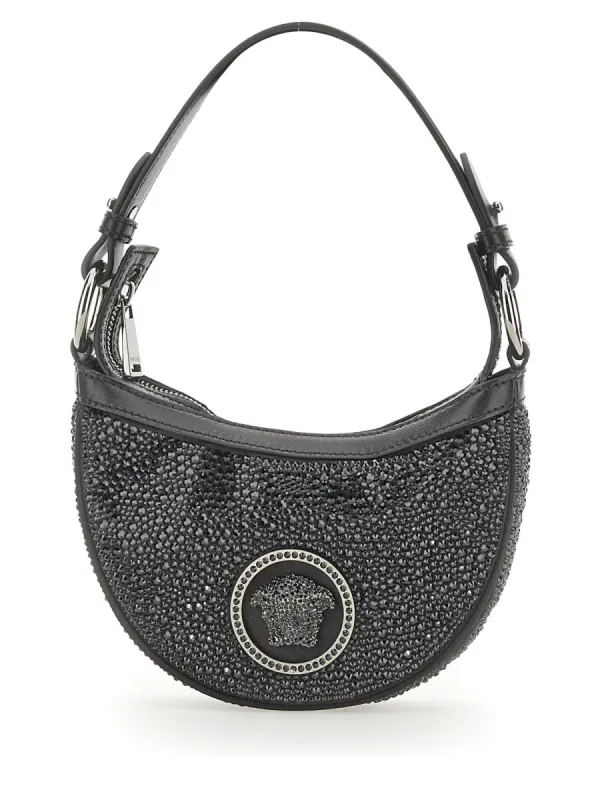 Mini Hobo Bag With Crystals made by Versace