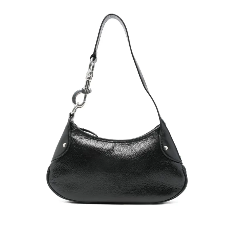 Shoulder Bag in Black Calf Leather made by Mulberry