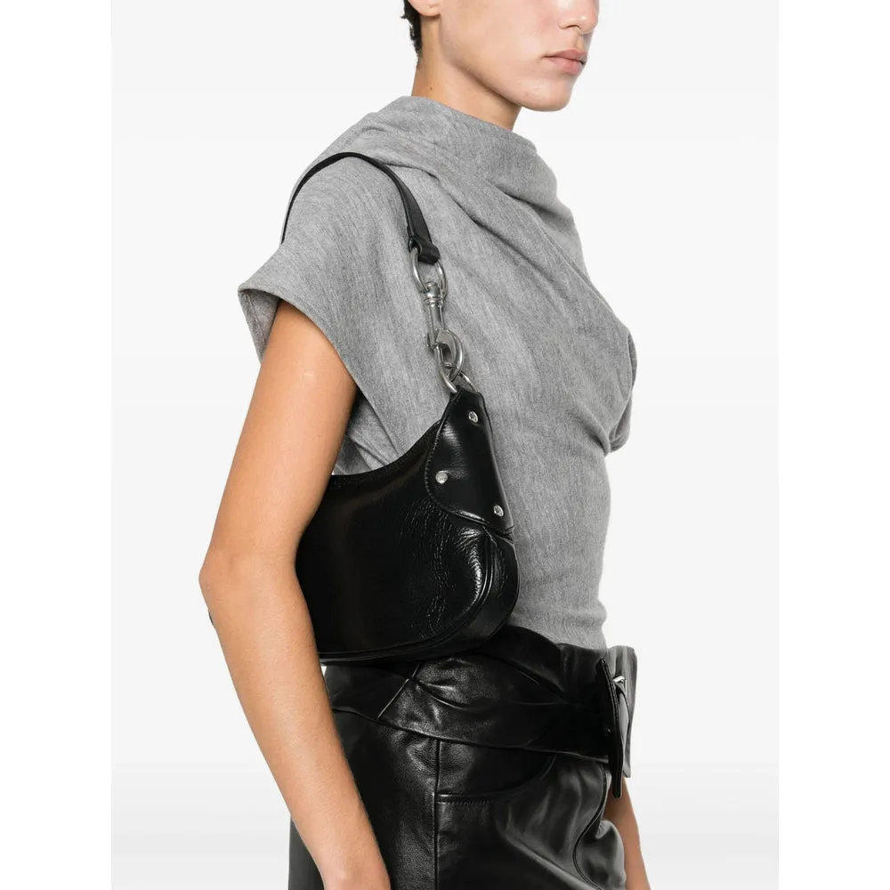 Shoulder Bag in Black Calf Leather sold by Zulily product image thumbnail 3