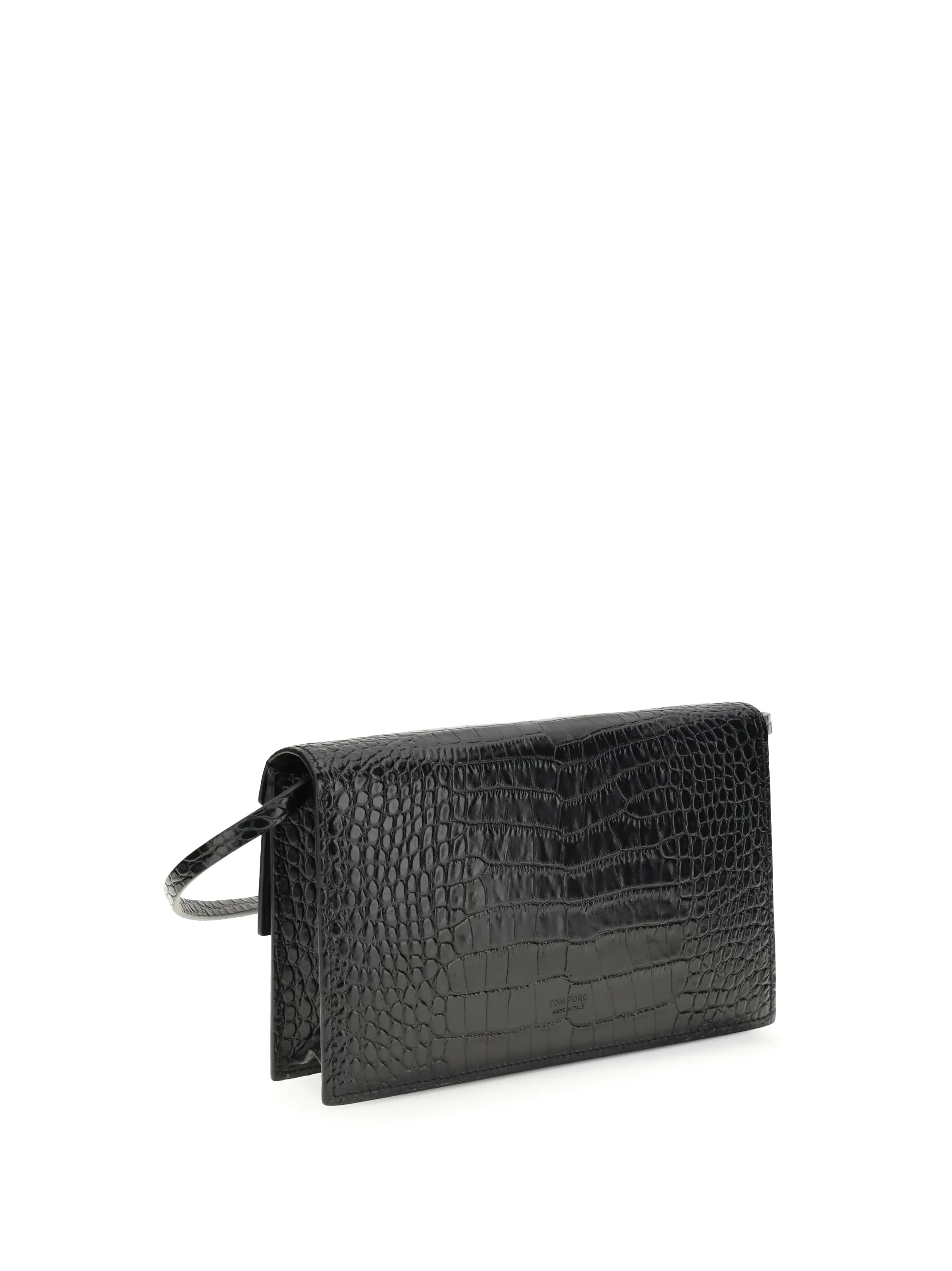 Shoulder Bag Crocodile-Print Black sold by Zulily product image thumbnail 3