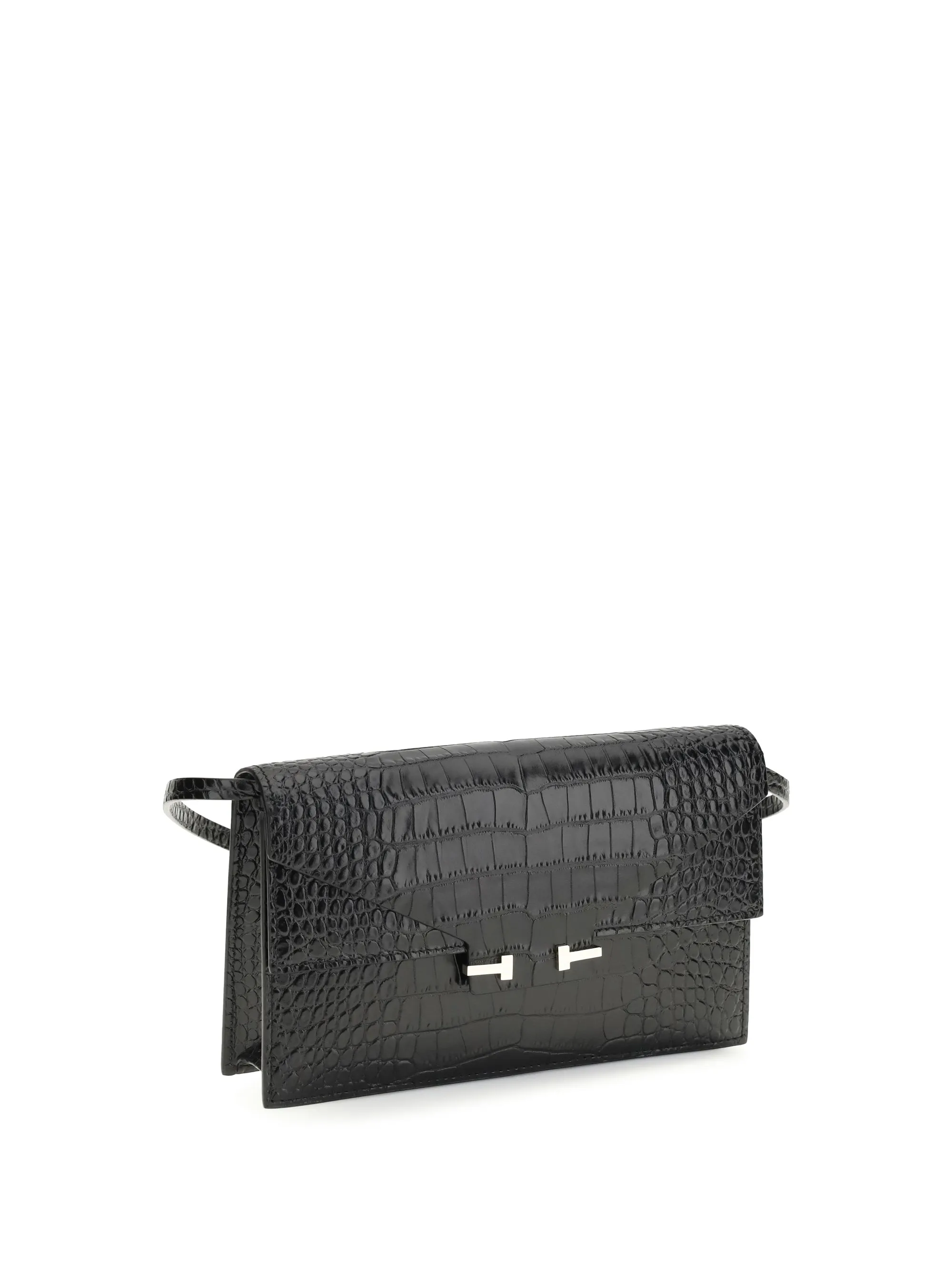 Shoulder Bag Crocodile-Print Black sold by Zulily product image thumbnail 2
