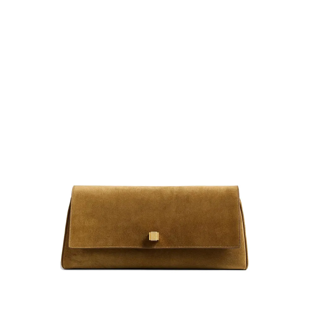 Clutch Bag Camel Brown Calfskin sold by Zulily