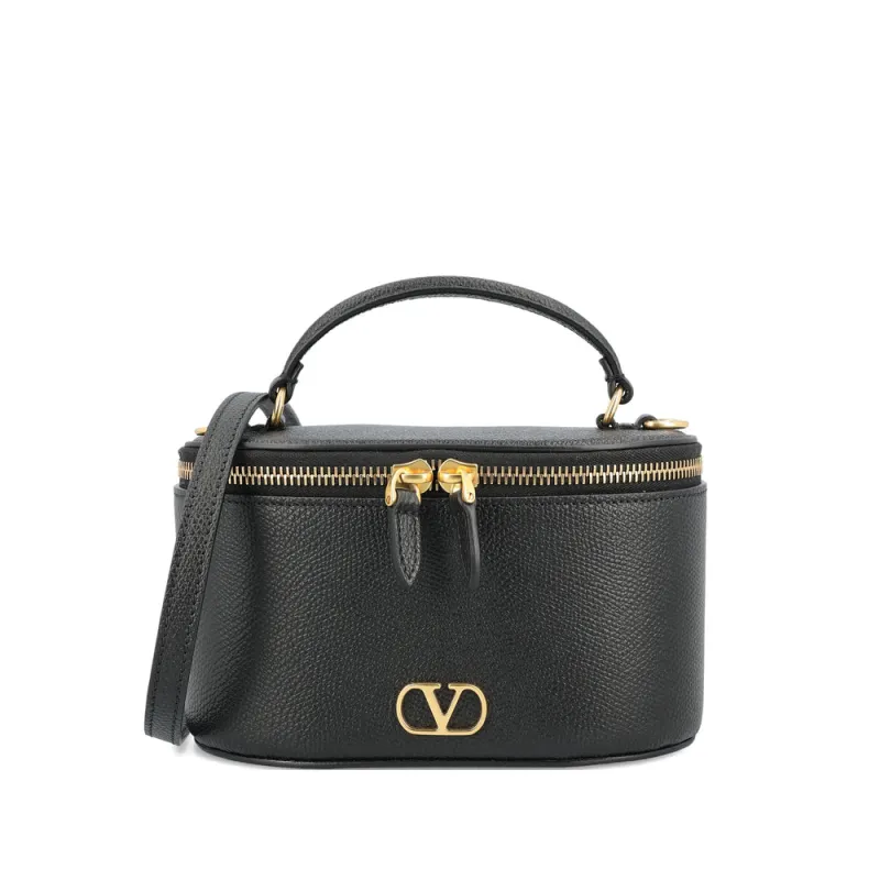 Mini Bag Black Grainy Leather made by Valentino Garavani