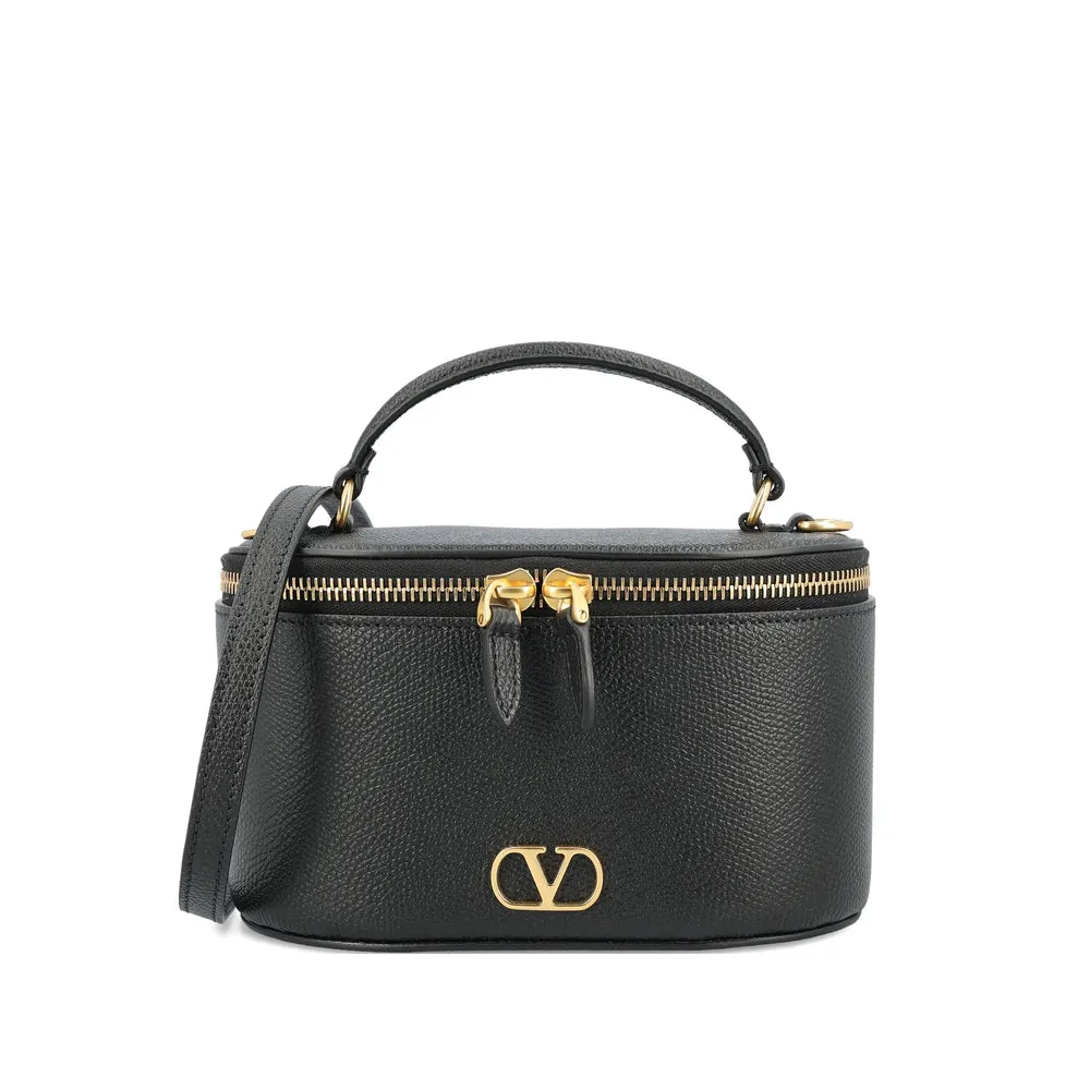 Mini Bag Black Grainy Leather sold by Zulily