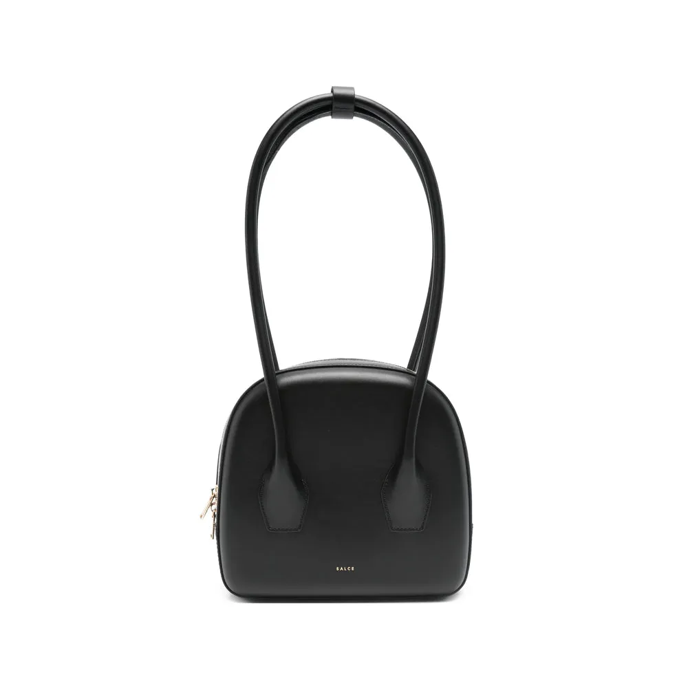 Black Calf Leather Shoulder Bag sold by Zulily