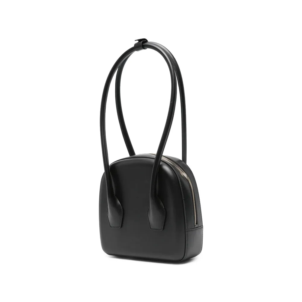 Black Calf Leather Shoulder Bag sold by Zulily product image thumbnail 5