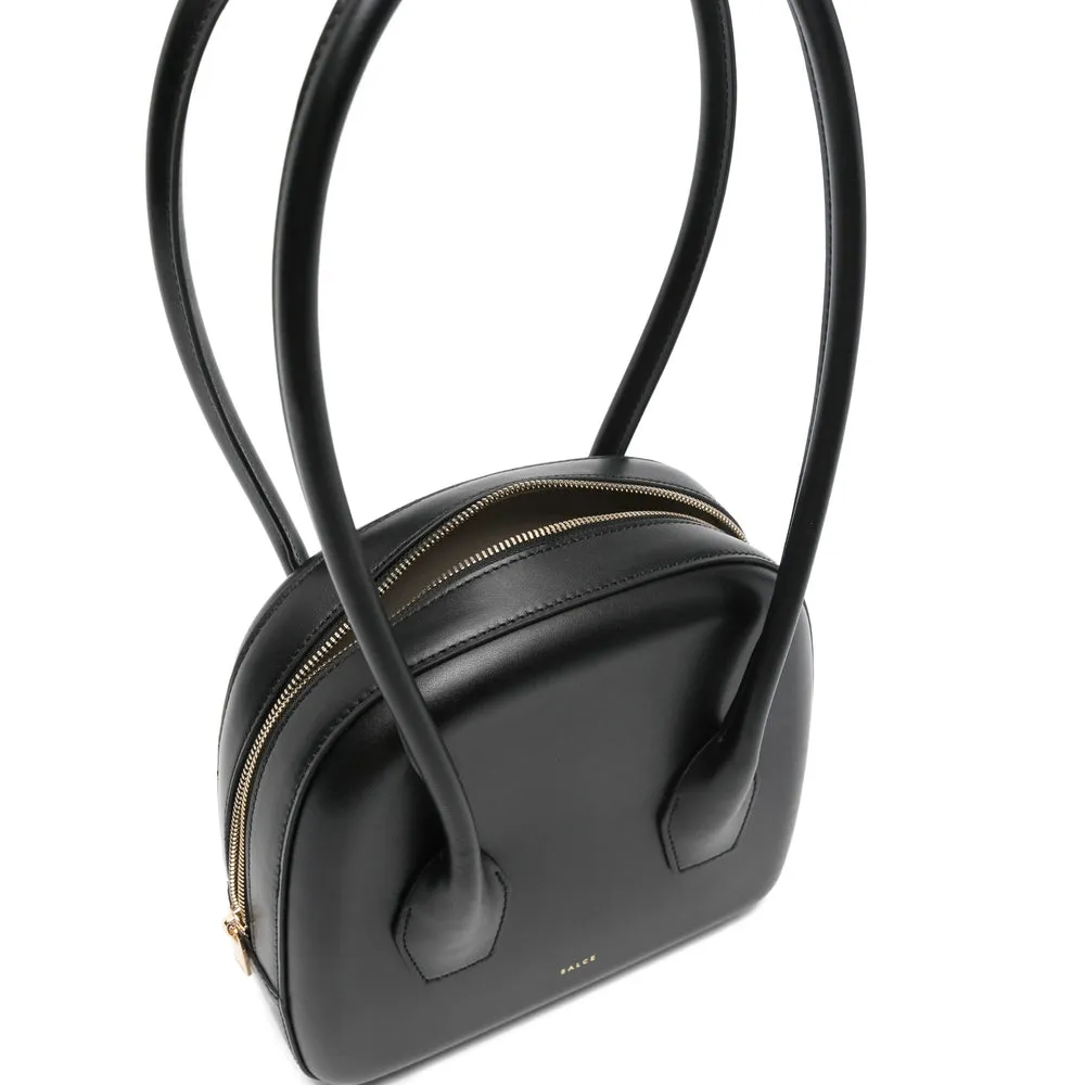 Black Calf Leather Shoulder Bag sold by Zulily product image thumbnail 2