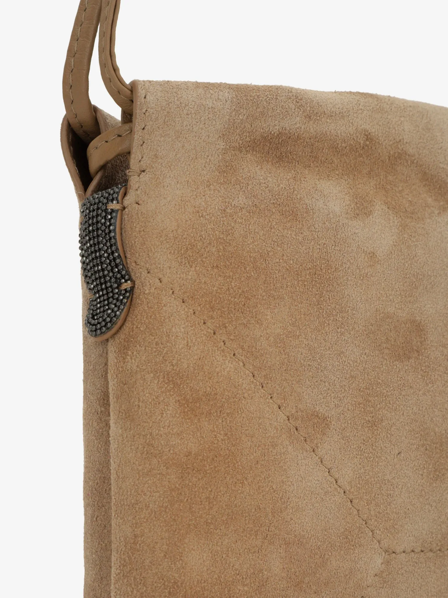 Suede Shoulder Bag With Logo sold by Zulily product image thumbnail 5