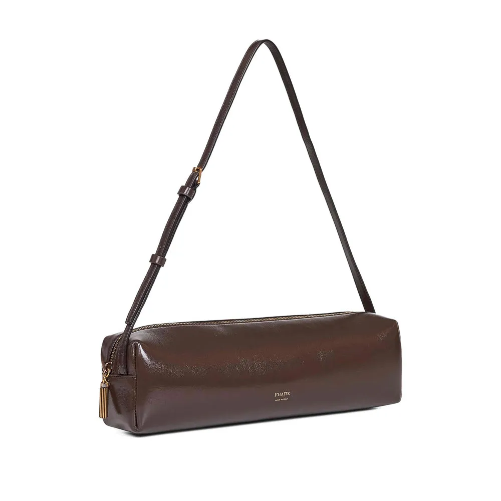 Shoulder Bag Brown Calf Leather sold by Zulily product image thumbnail 3
