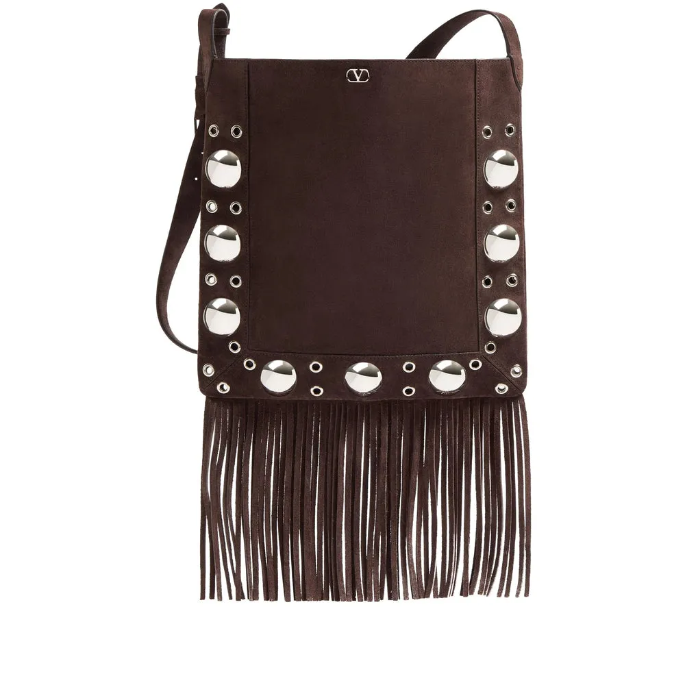 Shoulder Bag VLogo Signature Brown Suede sold by Zulily