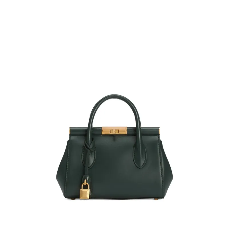 Forest Green Top Handle Bag made by Dolce & Gabanna