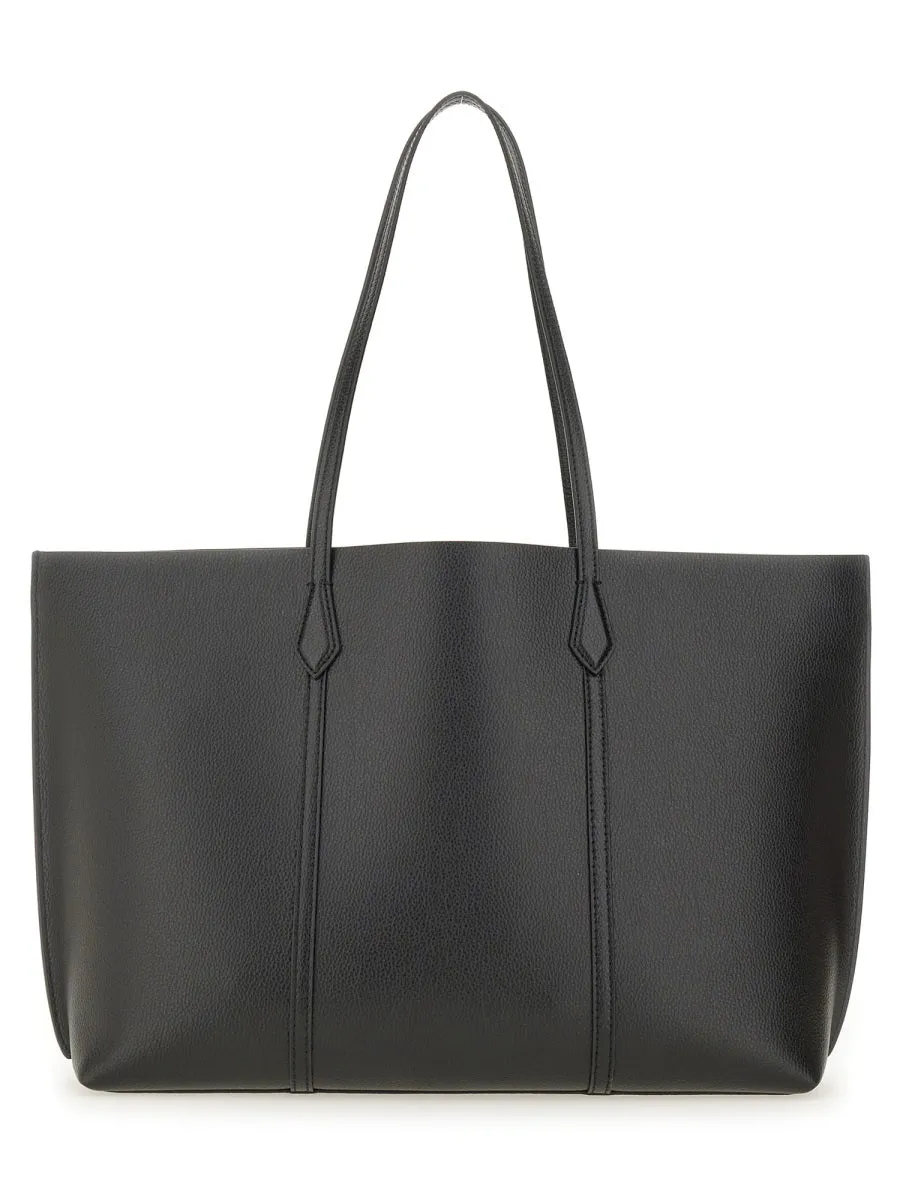 Black Leather Shopping Bag sold by Zulily product image thumbnail 3