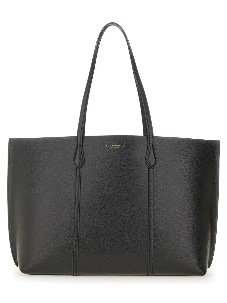 Black Leather Shopping Bag sold by Zulily
