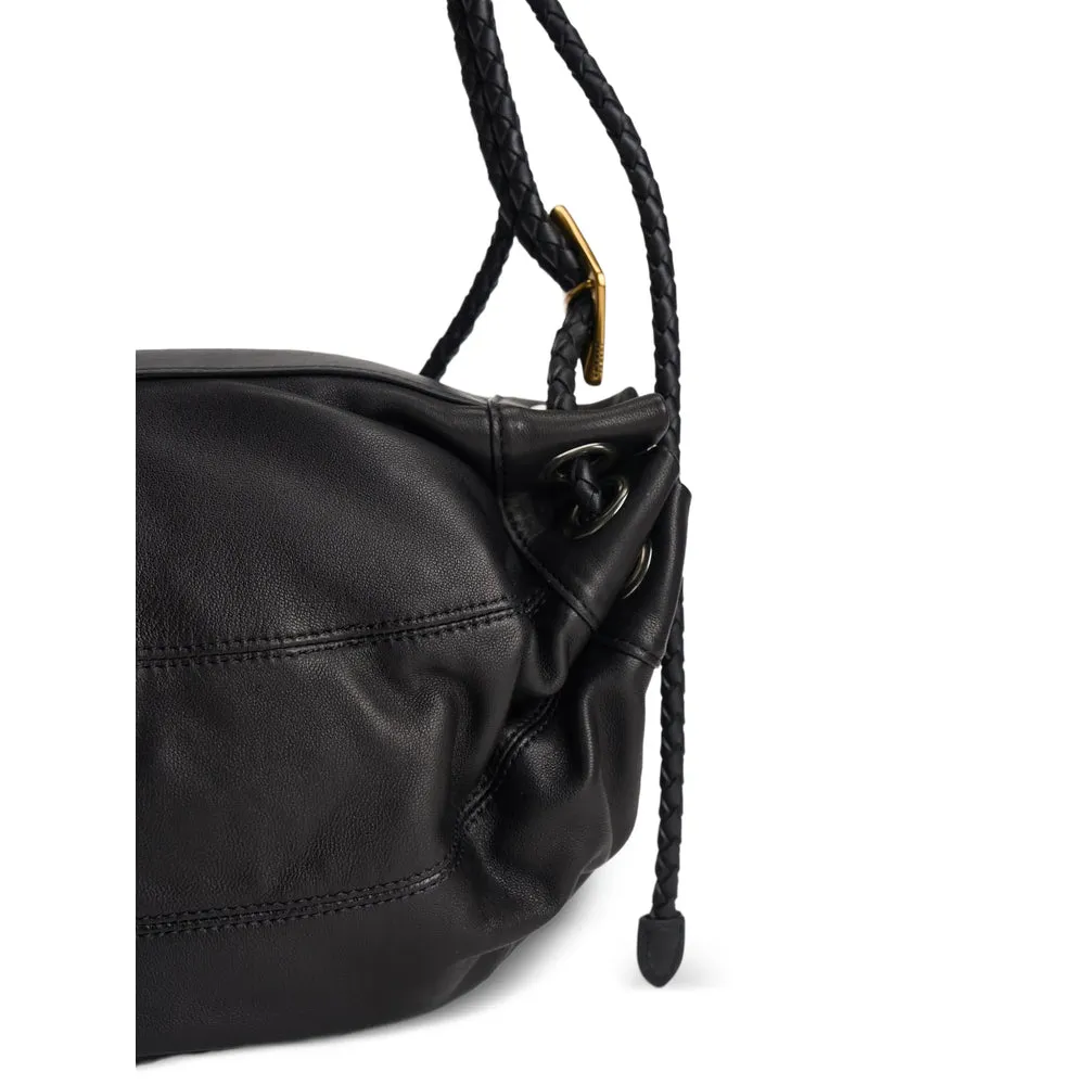 Leather Shoulder Bag Black sold by Zulily product image thumbnail 3