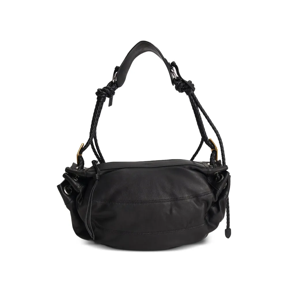 Leather Shoulder Bag Black sold by Zulily product image thumbnail 5