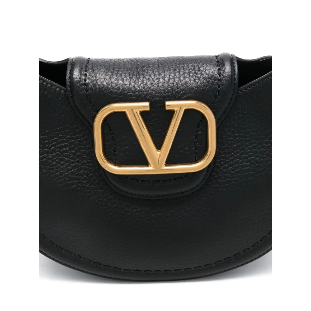 Shoulder Bag VLogo Signature Black Leather sold by Zulily product image thumbnail 3