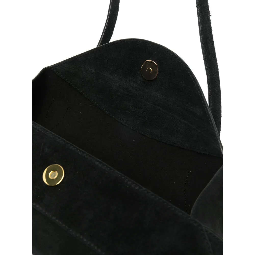 Black Top Handle Bag With Magnetic Fastening sold by Zulily product image thumbnail 3