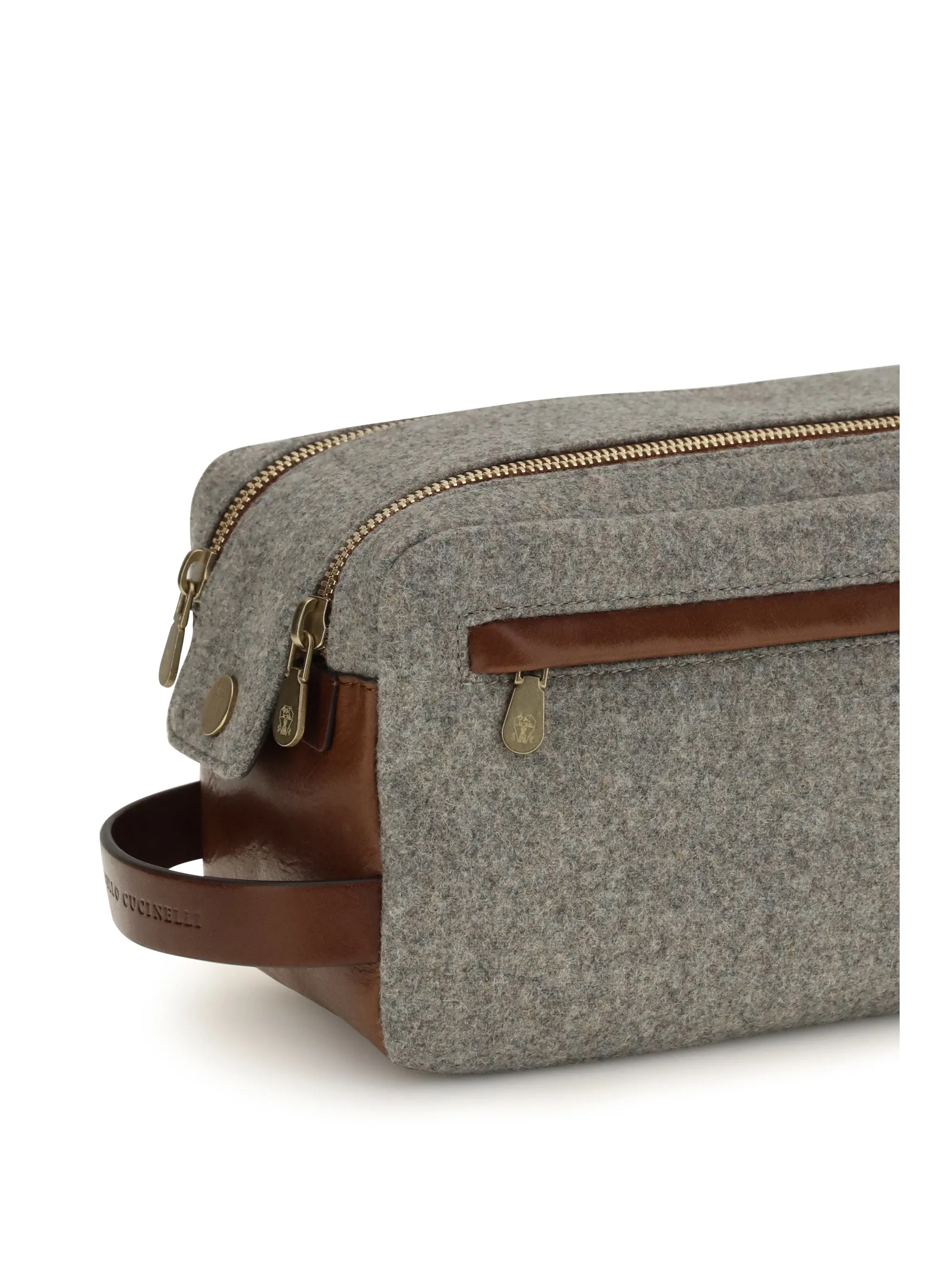 Wool Beauty Case Army Washed sold by Zulily product image thumbnail 3