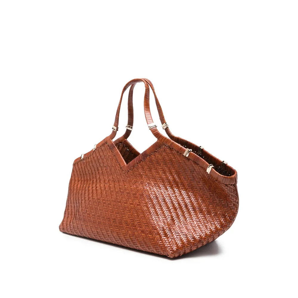 Benedetta Bruzziches Woven Brown Bag sold by Zulily product image thumbnail 4