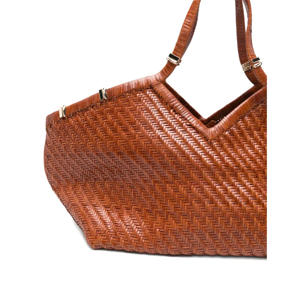 Benedetta Bruzziches Woven Brown Bag sold by Zulily product image thumbnail 2