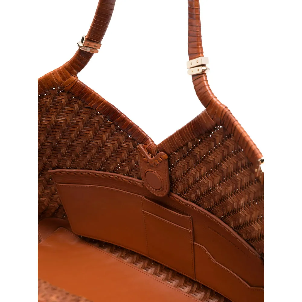 Benedetta Bruzziches Woven Brown Bag sold by Zulily product image thumbnail 3